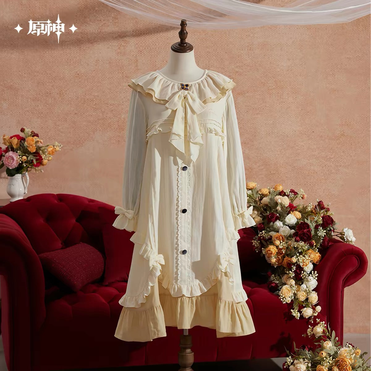 [DEPOSIT] Official Genshin - Sandrone Nighttime Tea Party Nightgown Set
