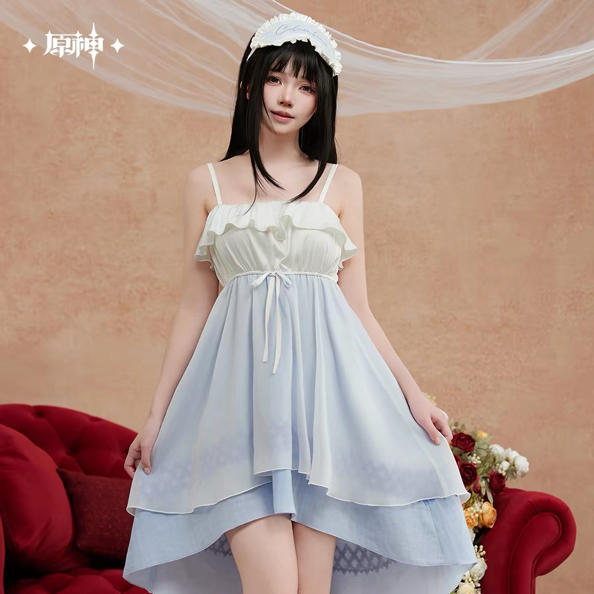 [DEPOSIT] Official Genshin - Columbina Nighttime Tea Party Nightgown Set