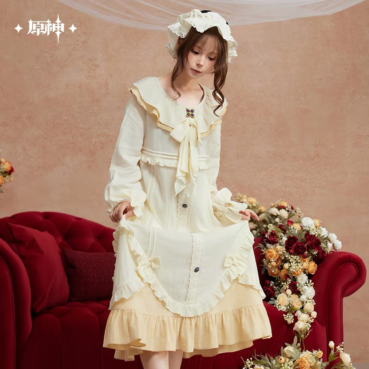 [DEPOSIT] Official Genshin - Sandrone Nighttime Tea Party Nightgown Set
