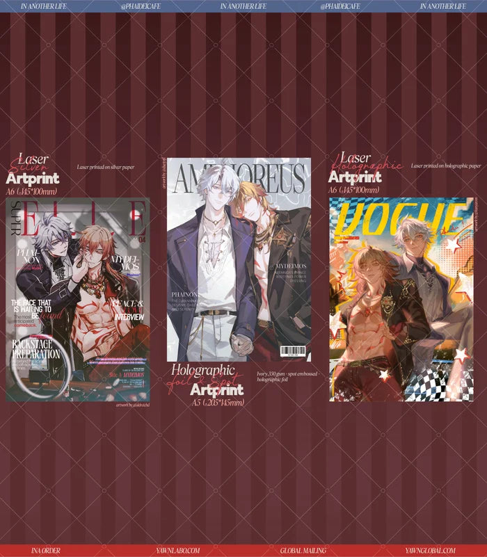 [POSTAGE] In Another Life: Phaidei Project - Model AU Assorted Prints