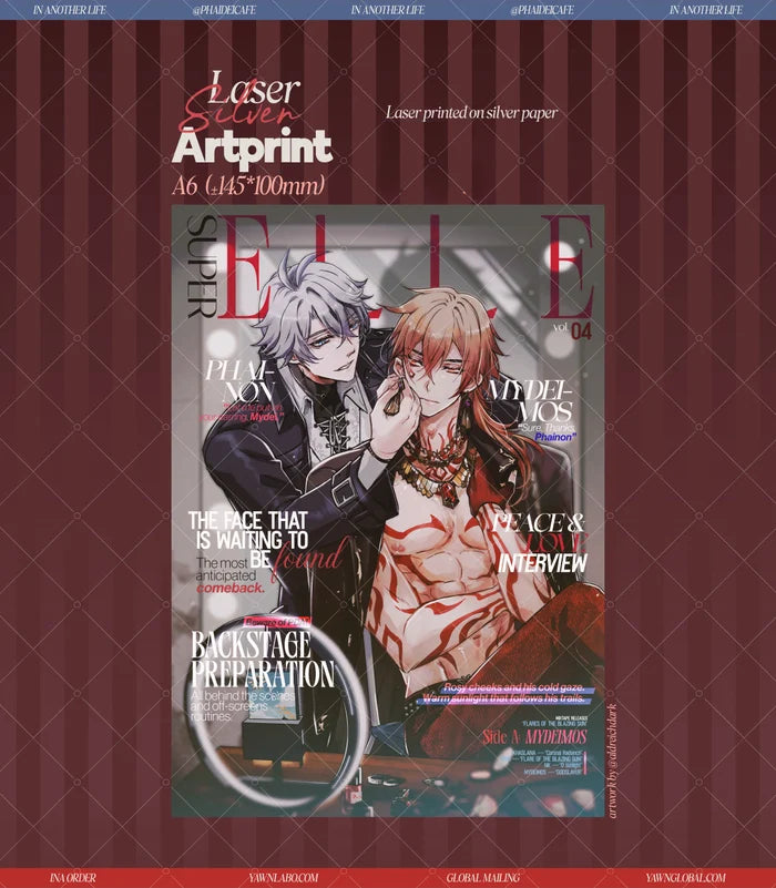 [POSTAGE] In Another Life: Phaidei Project - Model AU Assorted Prints