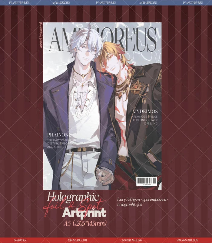 [POSTAGE] In Another Life: Phaidei Project - Model AU Assorted Prints